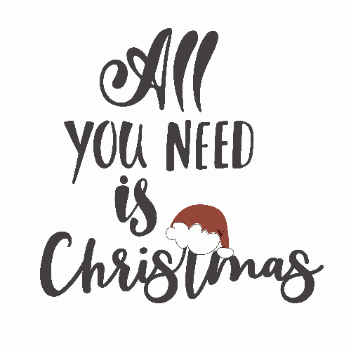 All you need is Christmas  - Servietten 33x33cm