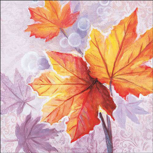 Herbstblatt  - Servietten 33x33cm